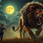 dream of lion chasing me