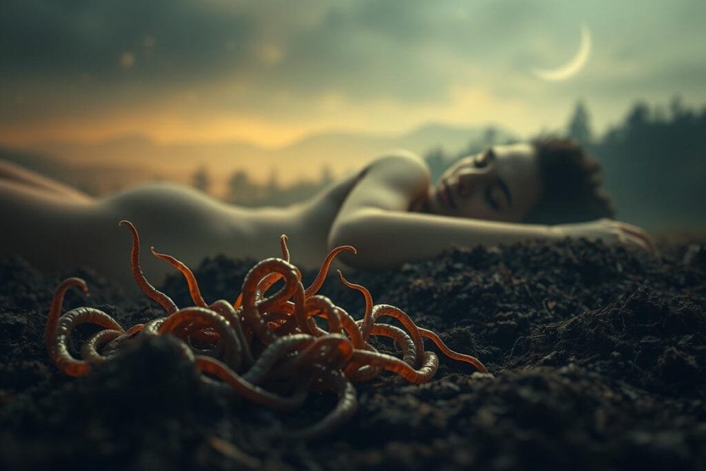 dreaming about worms