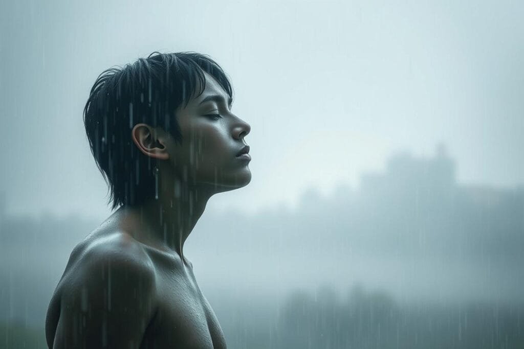 dreaming of rain falling on you