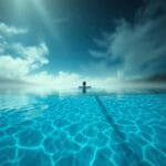 dreaming of swimming in a pool