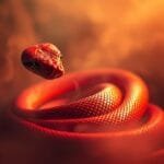red snake in dream